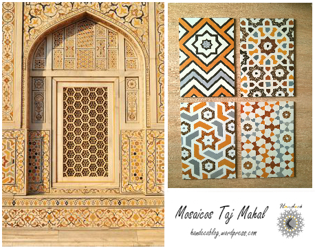 Mosaicos Taj Mahal